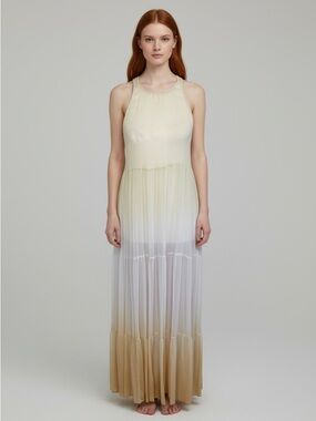 Urban Outfitters Sleeveless Ombre Maxi Dress Bohemian, beachy, sheer layers